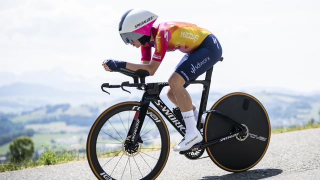 Demi Vollering, récente lauréate du Tour de France, visera un nouveau titre. [KEYSTONE - Gian Ehrenzeller]