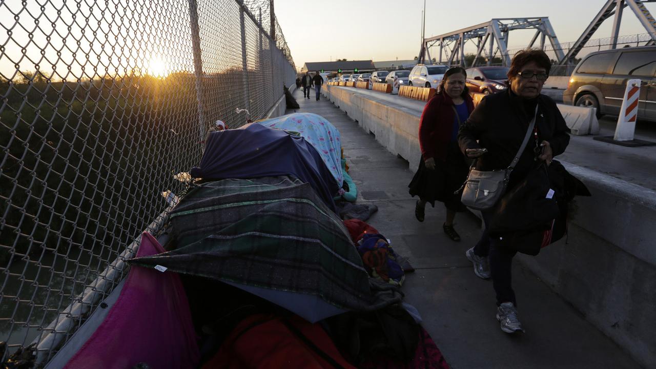 Les Etats-Unis veulent restreindre l'accès à l'asile pour les arrivées à la frontière mexicaine. [Keystone/AP - Eric Gay]