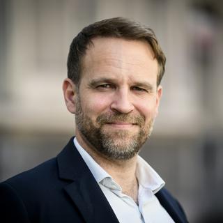 Marc Ferracci, député du parti Renaissance à l’Assemblée nationale et représentant des Français de Suisse, ici le 10 juin 2022. [Keystone - Jean-Christophe Bott]
