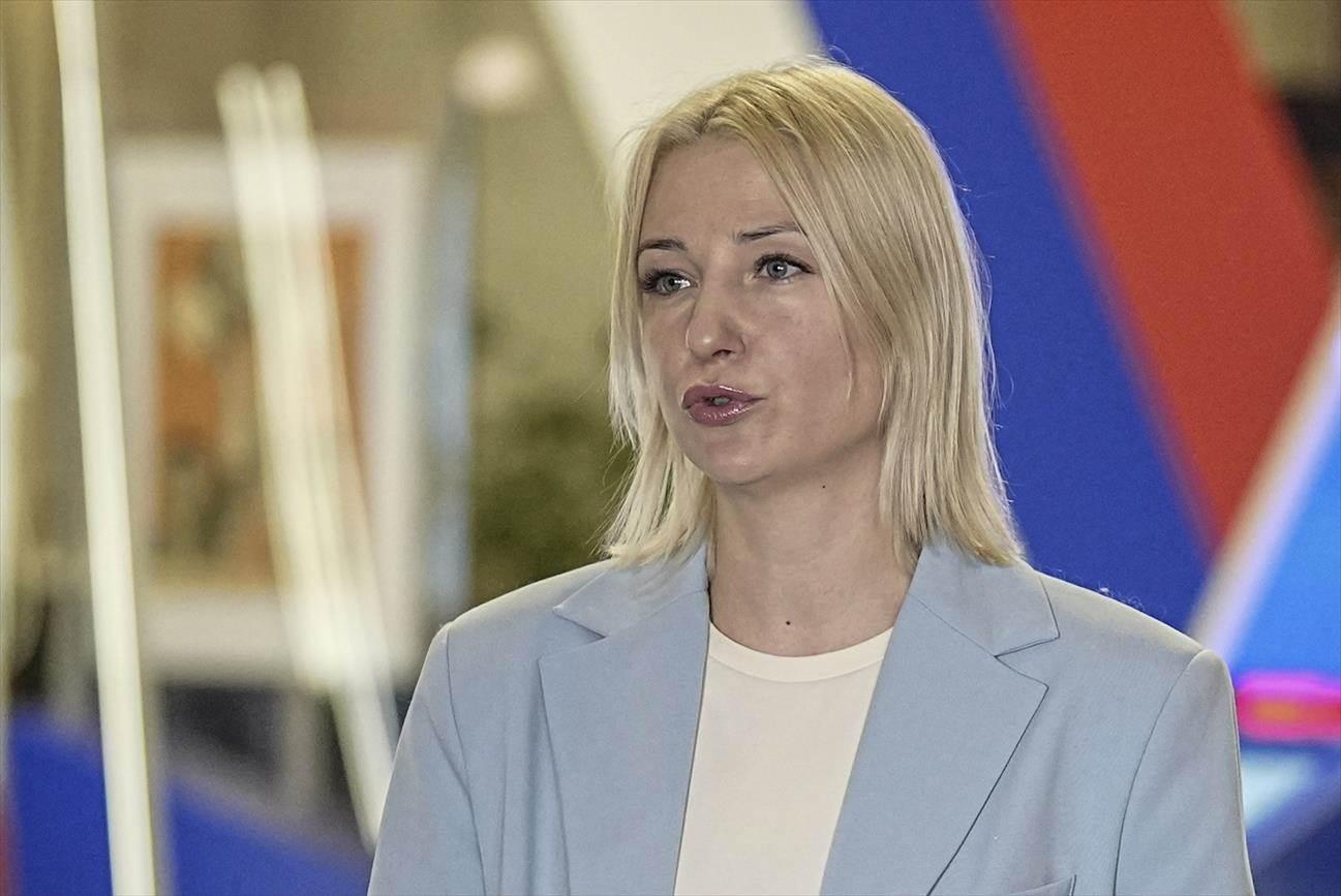 La commission électorale russe a écarté la candidature d'Ekaterina Dountsova, candidate pacifiste. [Keystone]