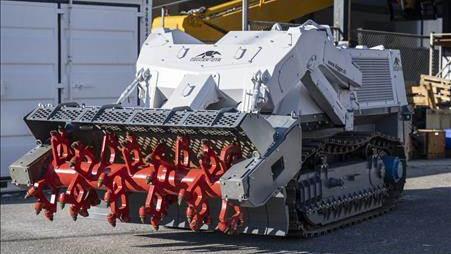 Une démineuse de la fondation Digger. [Keystone]