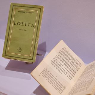 Un exemple de "Lolita", l'ouvrage le plus connu de Vladimir Nabokov, présenté à Montricher. [Fondation Jan Michalsky. - Leo Fabrizio]