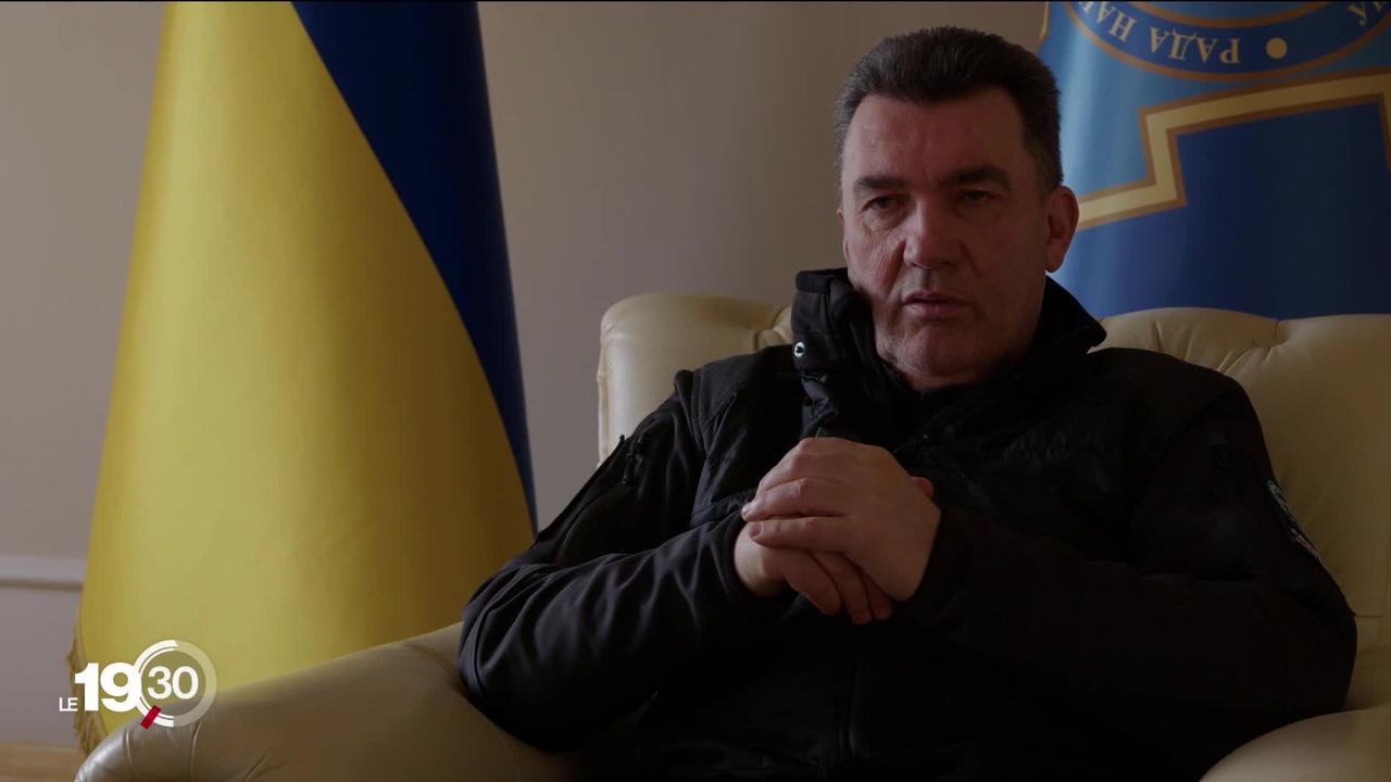 Oleksiy Danilov, Secrétaire ukrainien du Conseil de défense et de sécurité nationale, demande l'aide militaire de la Suisse