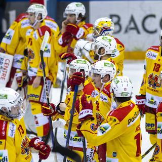 Hockey-sur-glace: Genève-Servette l’emporte face à Bienne. [Keystone - Martial Trezzini]