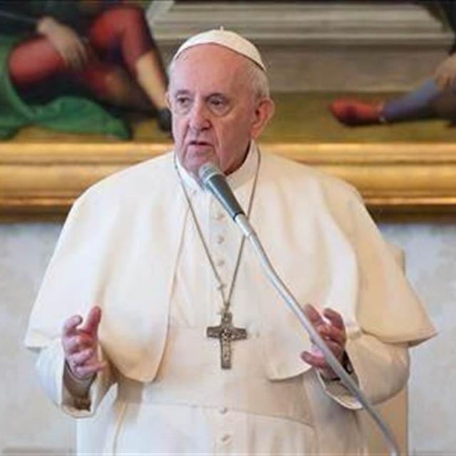Le pape François. [Keystone - Vatican Media/EPA]