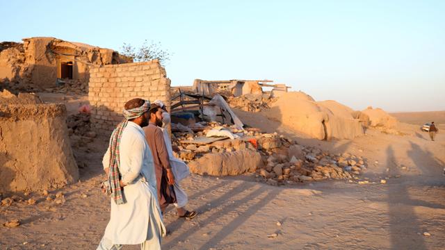 Un puissant séisme a fait près de 120 morts en Afghanistan. [Keystone]
