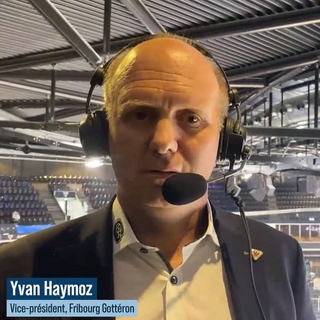 Yvan Haymoz, vice-président de Fribourg-Gottéron. [RTS]