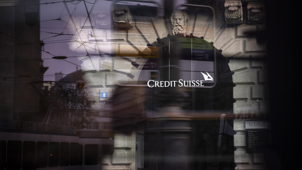 Credit Suisse a subi une perte de 7,29 milliards de francs en 2022. [KEYSTONE - MICHAEL BUHOLZER]