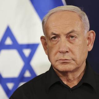 Benjamin Netanyahu a promis de prendre la "responsabilité de la sécurité" de Gaza après la guerre. [Keystone]