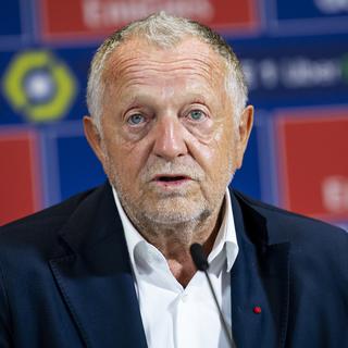 Jean-Michel Aulas quitte la présidence de l'Olympique Lyonnais. [Keystone - Jean-Christophe Bott]