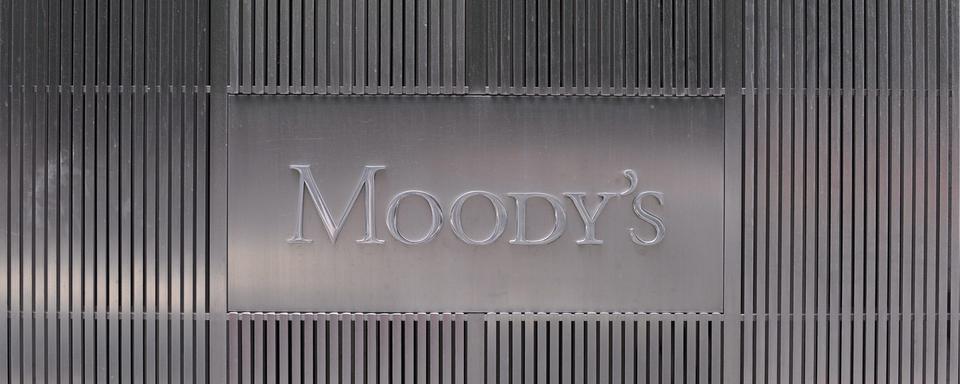 Le logo de l'agence de notation Moody's. [EPA - Andrew Gombert]