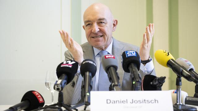 Le Zurichois Daniel Jositsch s'est déclaré candidat à la succession d'Alain Berset. [Keystone - Ennio Leanza]