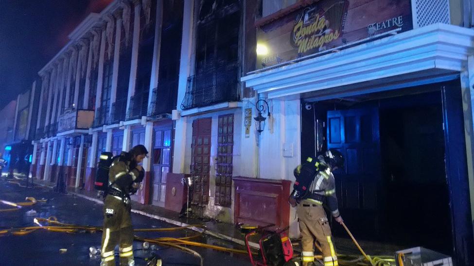 Au moins 11 morts dans un incendie dans une discothèque en Espagne. [Keystone - Bomberos/ayuntamiento de Murcia, via AP]