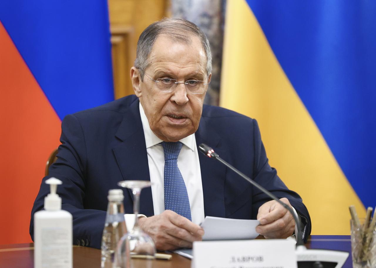 Le ministre russe des Affaires étrangères, Sergei Lavrov. [Keystone - RUSSIAN FOREIGN MINISTRY PRESS S]