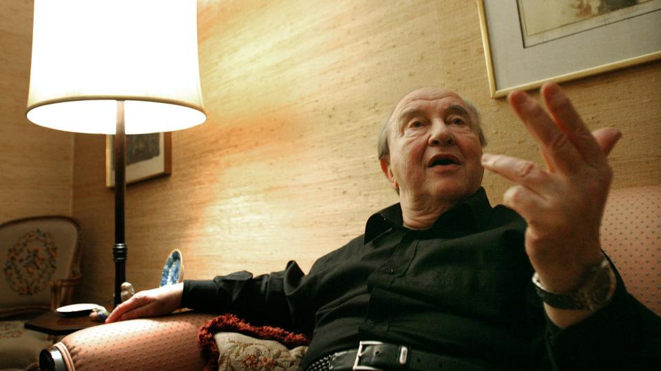 Le pianiste Menahem Pressler en 2003 à New York. [Keystone - Tina Fineberg]