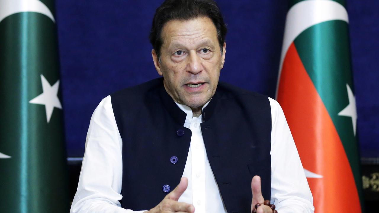 L'ancien Premier ministre pakistanais Imran Khan a été arrêté mardi. [Keystone - Rahat Dar - EPA]