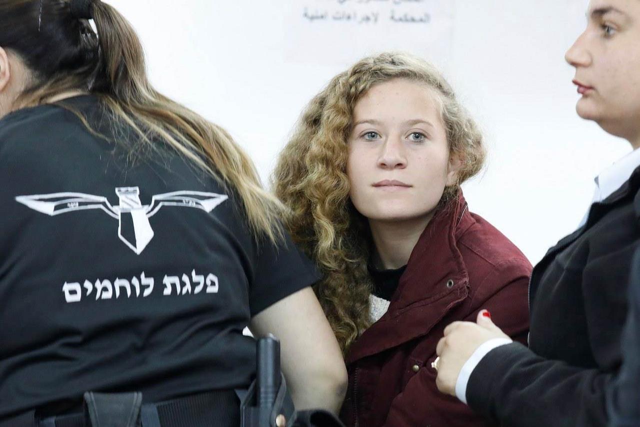 La jeune Palestinienne Ahed Tamimi a déjà été arrêtée en 2017. [EPA/Keystone]