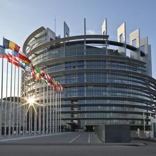 La première session plénière du Parlement européen de l'année s'ouvre ce lundi . [Keystone - Martin Ruestschi]