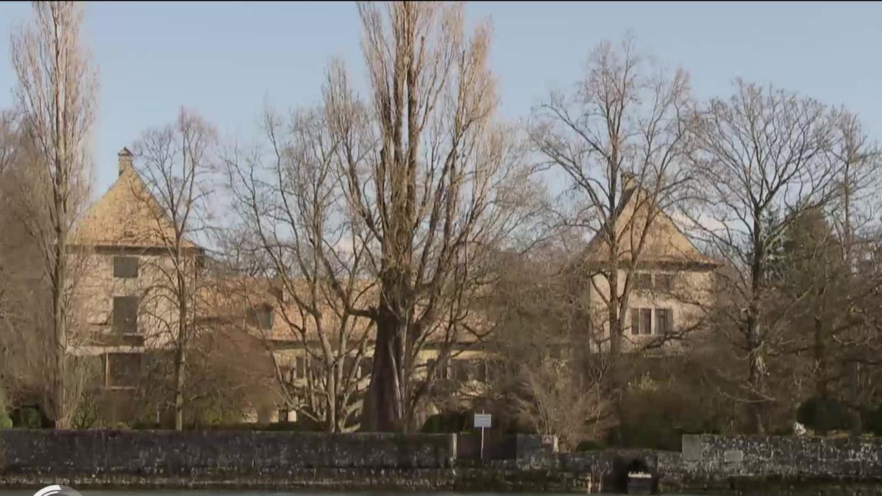 Le Château de Bellerive, joyaux du patrimoine genevois. [RTS]