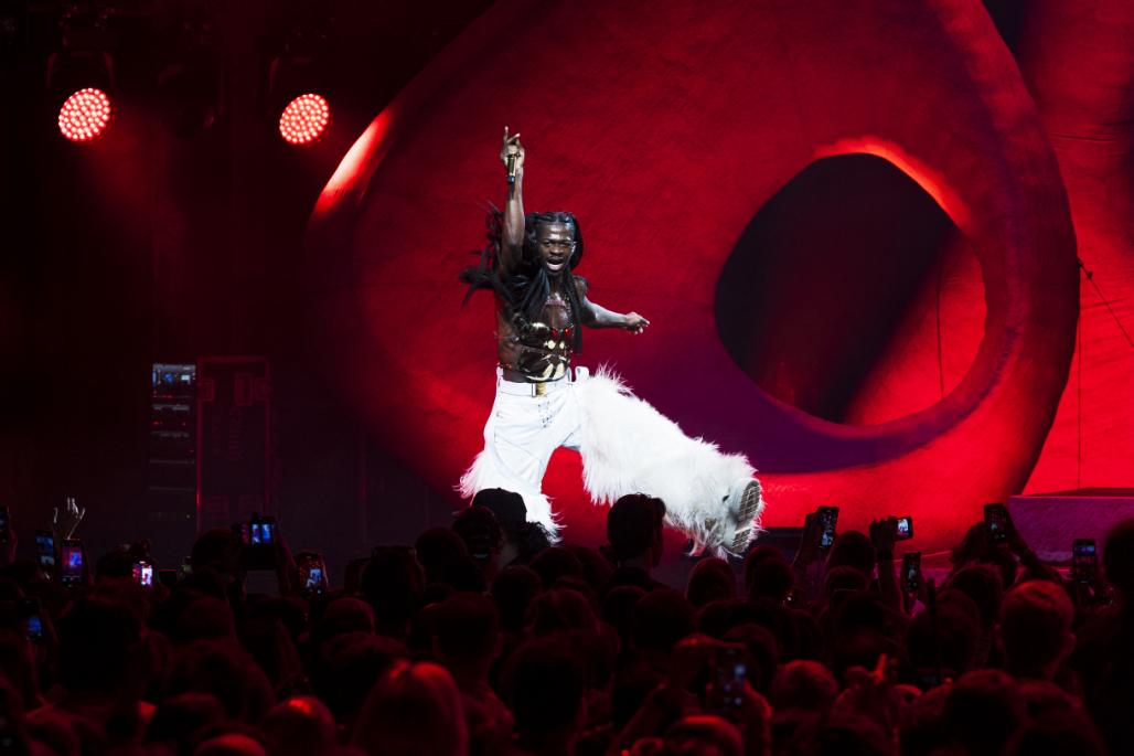 Le chanteur américain Lil Nas X au Montreux Jazz Festival, le 4 juillet 2023. [FFJM 2023 - Thea Moser]