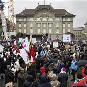 Le mouvement Mass-Voll! [Keystone]