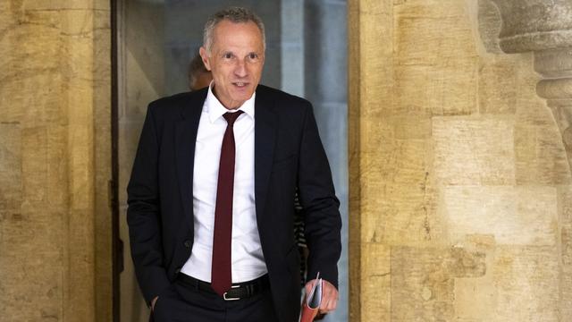 Le conseiller d'Etat neuchâtelois démissionnaire Laurent Kurth. [Keystone - Laurent Gilliéron]