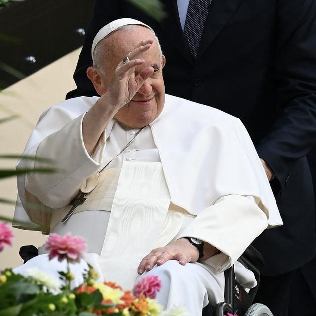 Le Pape est en visite en Hongrie. [afp - Vincenzo Pinto]