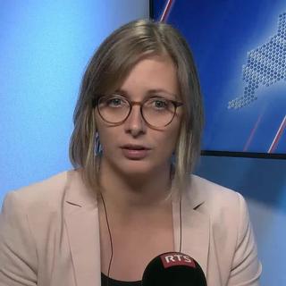 Aurélie Lattion, coordinatrice pour un réseau de chercheurs sur le stress en Suisse et co-animatrice des ateliers. [RTS]