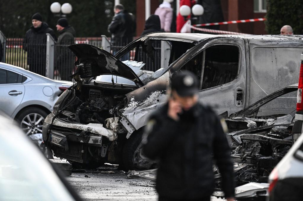 Nouvelle explosion à Kiev, au moins deux blessés [Anadolu Agency via AFP - Muhammed Enes Yildirim]