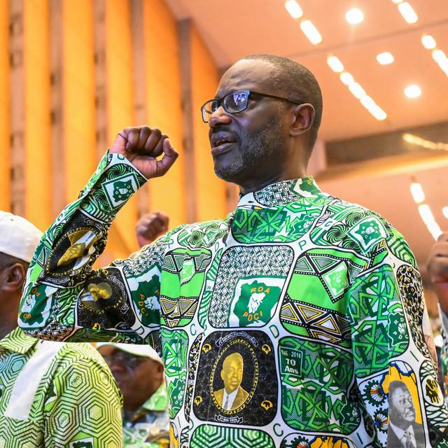 Tidjane Thiam vise la présidence du Parti démocratique de Côte d'Ivoire (PDCI). [AFP - Sia Kambou]