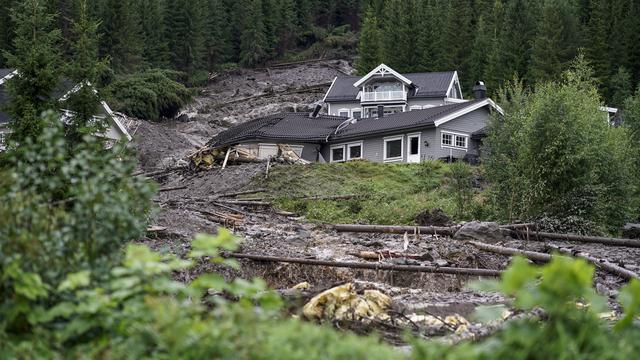 La Norvège évacue des milliers de personnes en raison des inondations. [Keystone - Cornelius Poppe]