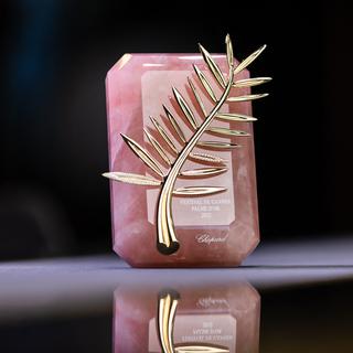 La Palme d'or du Festival de Cannes fabriquée par Chopard. [AFP - PIERRE ALBOUY]