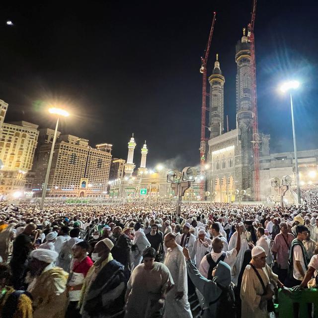 Des centaines de milliers de pèlerins au premier jour du hajj à La Mecque. [reuters - Mohamed Abd El Ghany]