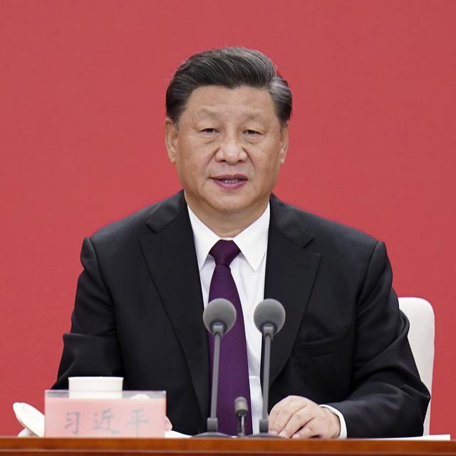 Le président chinois Xi Jinping. [Keystone - Zhang Ling / Xinhua via AP]