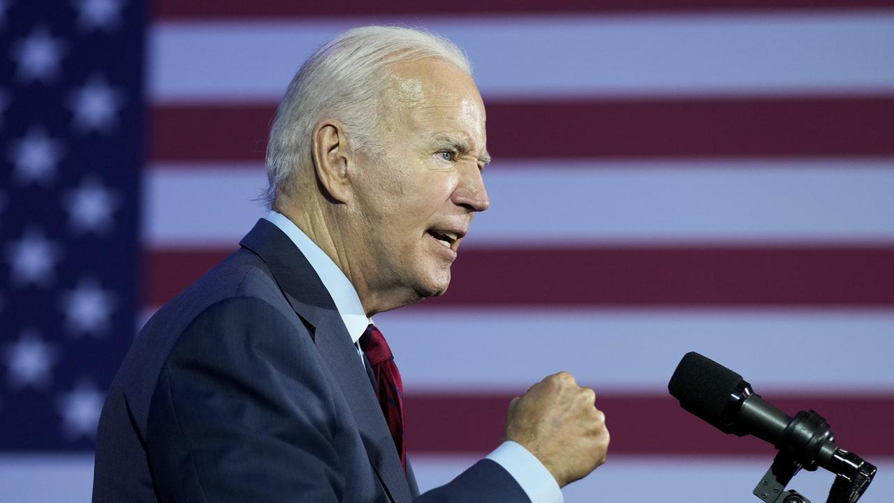 Joe Biden promet de lutter contre le programme anti-avortement des républicains. [Keystone - Susan Walsh]