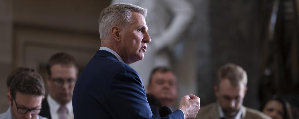 Kevin McCarthy, chef républicain de la Chambre des représentants des États-Unis. [Keystone/AP Photo - J. Scott Applewhite]