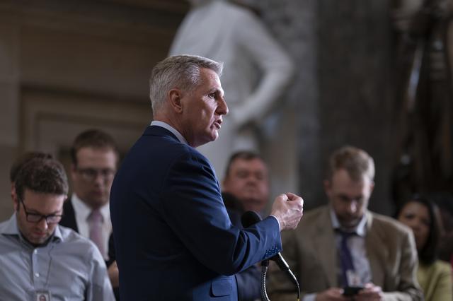 Kevin McCarthy, chef républicain de la Chambre des représentants des États-Unis. [Keystone/AP Photo - J. Scott Applewhite]