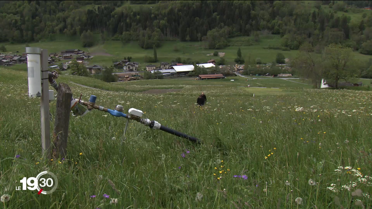 Dans la commune de Val-de-Bagnes, une technologie d'irrigation inédite en Europe est actuellement testée