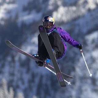 La skieuse suisse Mathilde Gremaud remporte les championnats du monde de sloptestyle. [AP photo/Keystone - Hugh Carey]
