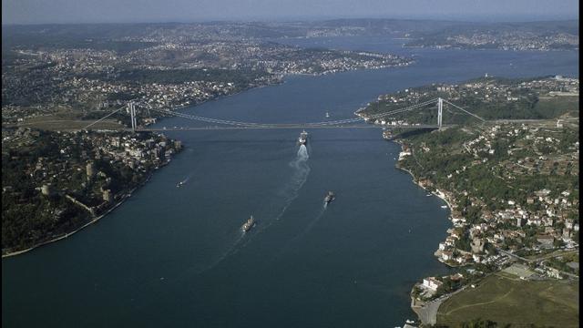 Une vue aérienne du Bosphore. [afp - ©Luisa Ricciarini/Leemage]