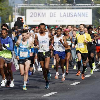 La 41e édition des 20 km de Lausanne a lieu ce week-end. [Cyril Zingaro]