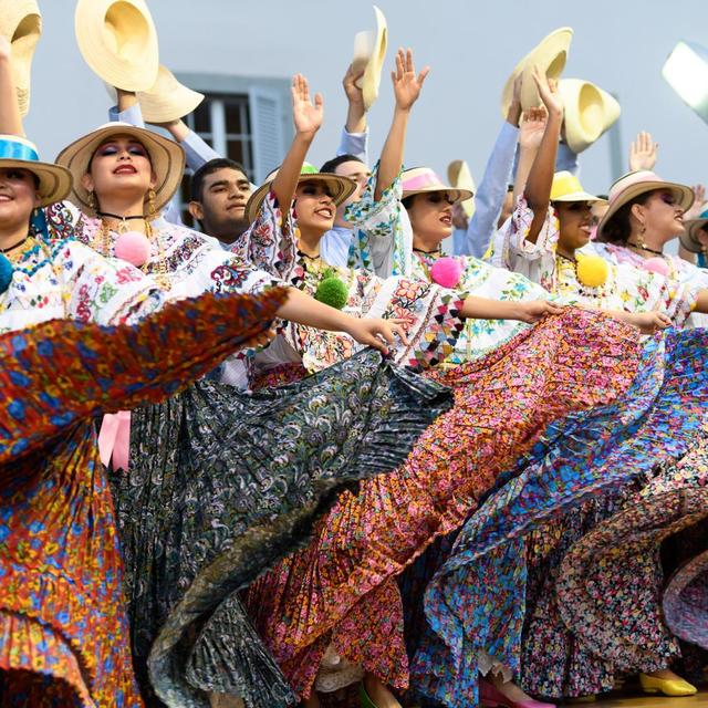 Une photo des Rencontres de folklore internationales de Fribourg en 2022. [RFI]