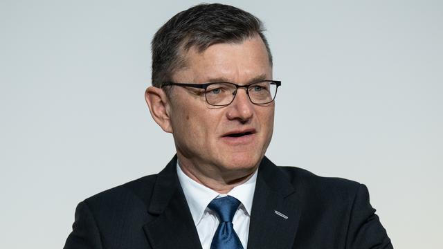 Hansruedi Koeng, CEO de Postfinance. [Keystone - Peter Schneider]