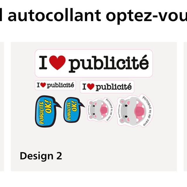 La Poste propose des autocollants en faveur de la publicité dans les boîtes aux lettres. [https://www.post.ch/fr/reception/publicite-au-choix/publicite-ok]