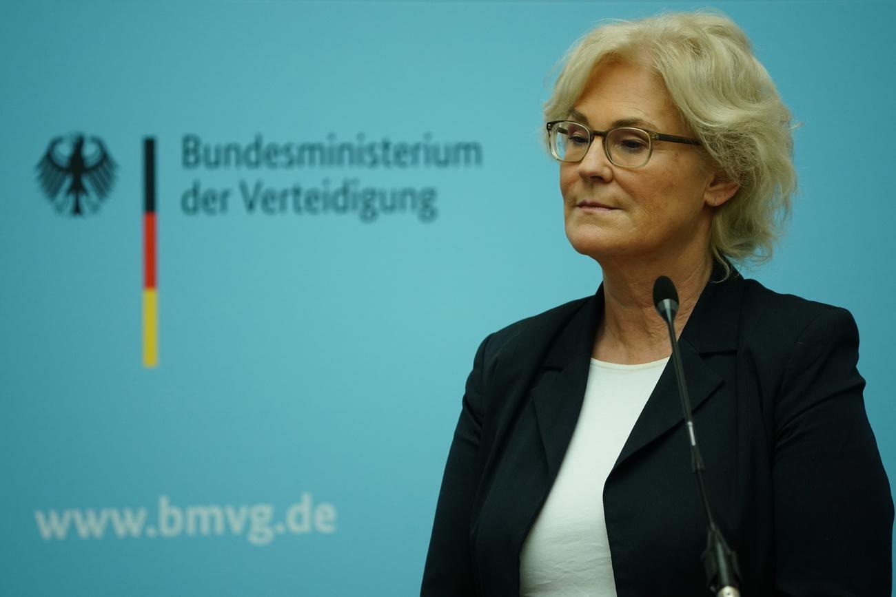 La ministre allemande de la Défense Christine Lambrecht, le 13 janvier 2023. [EPA - CLEMENS BILAN]