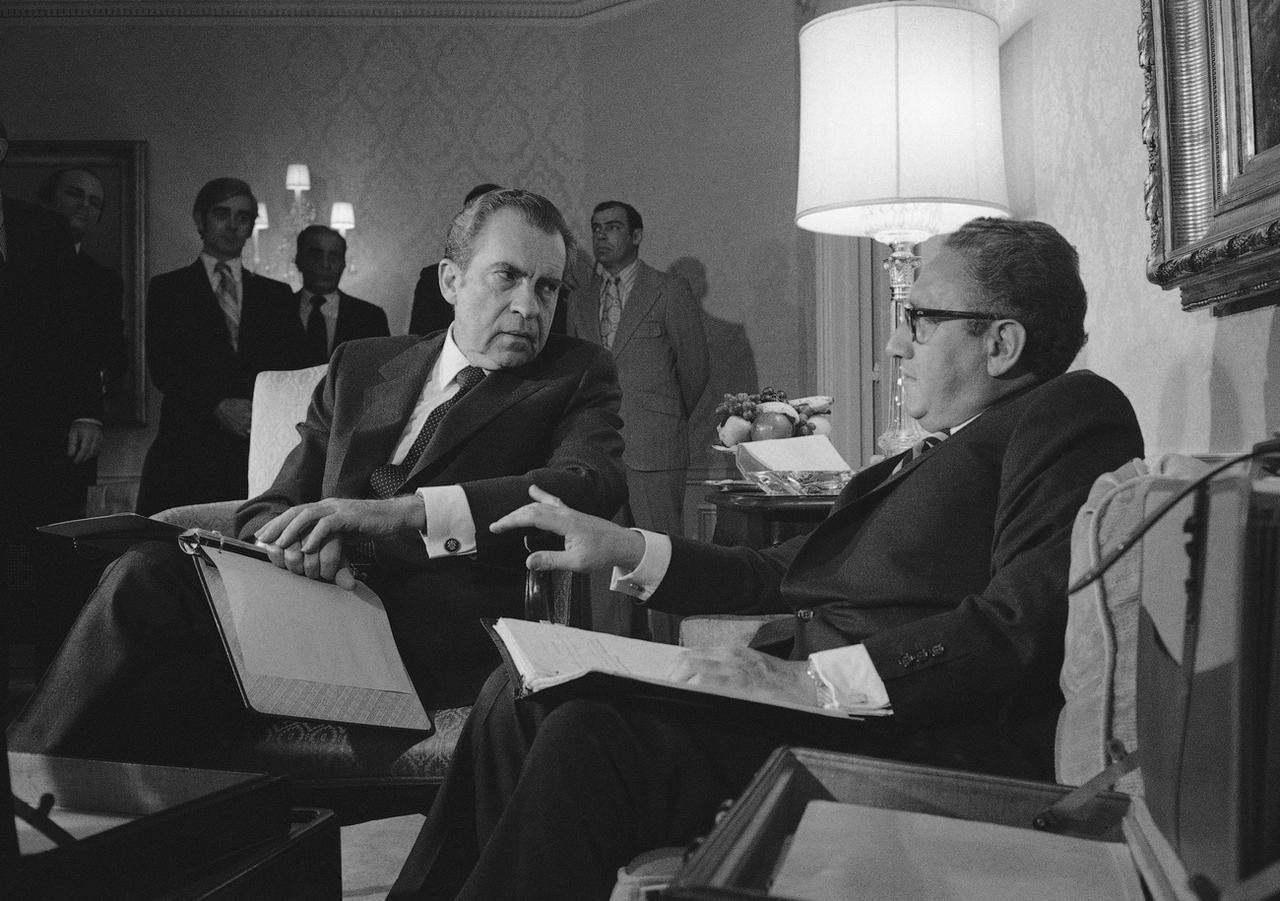 Sous Richard Nixon, Henry Kissinger devient le conseiller à la sécurité nationale, puis le secrétaire d'Etat. [Keystone - AP Photo]