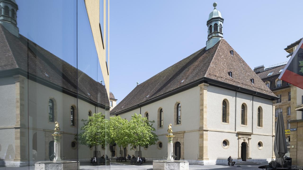 Un moratoire a été décidé sur l'interdiction des cérémonies laïques dans les temples à Neuchâtel. [Keystone - Christian Beutler]