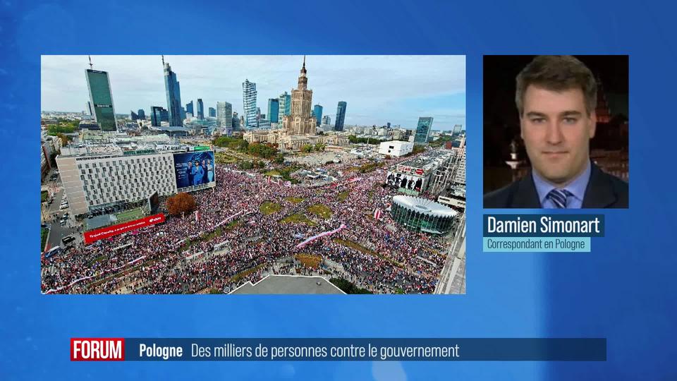 En Pologne, près d'un million de personnes manifestent contre le gouvernement conservateur