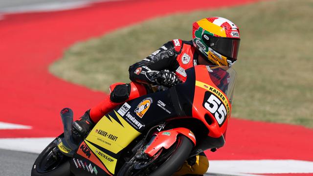 Noah Dettwiler a fait ses débuts en Moto3 le 20 août. [Imago]