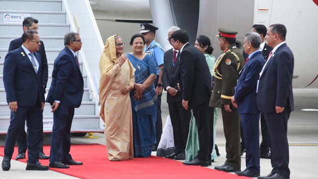 Arrivée des dirigeants au sommet du G20 en Inde. [EPA/Keystone - MINISTRY OF EXTERNAL AFFAIRS]